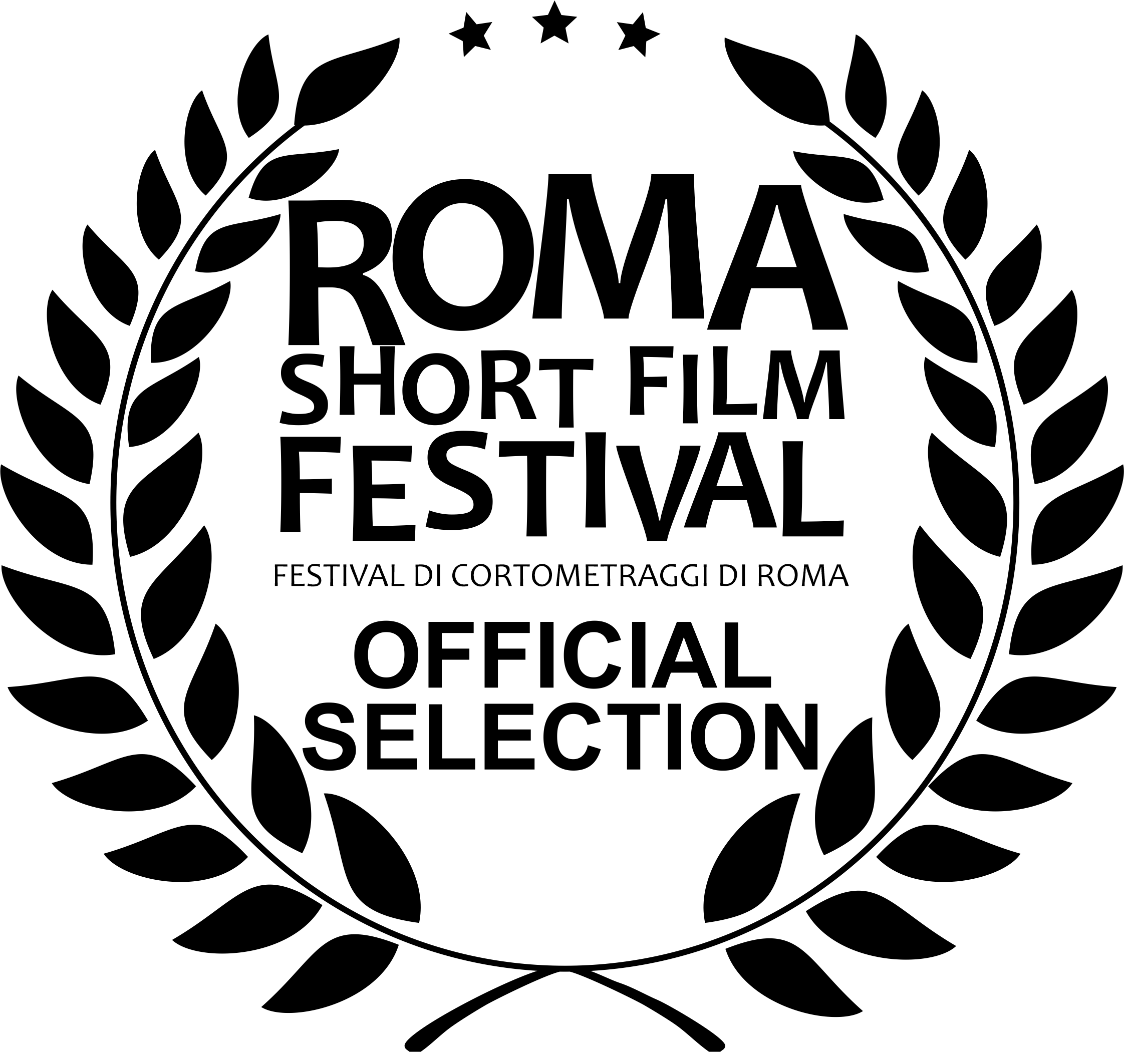 Award laurel — ROMA OFFICIAL SELECTION BLACK — At Sea short film directed by Martin Marko